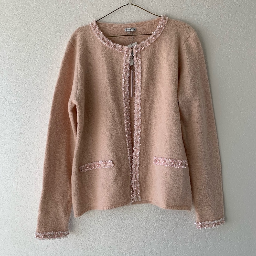 SOLD NWT Pink Cardigan - Picture 6 of 6
